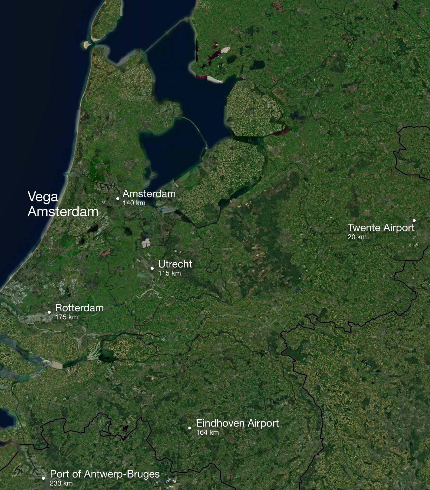 Vega amsterdam Map logo