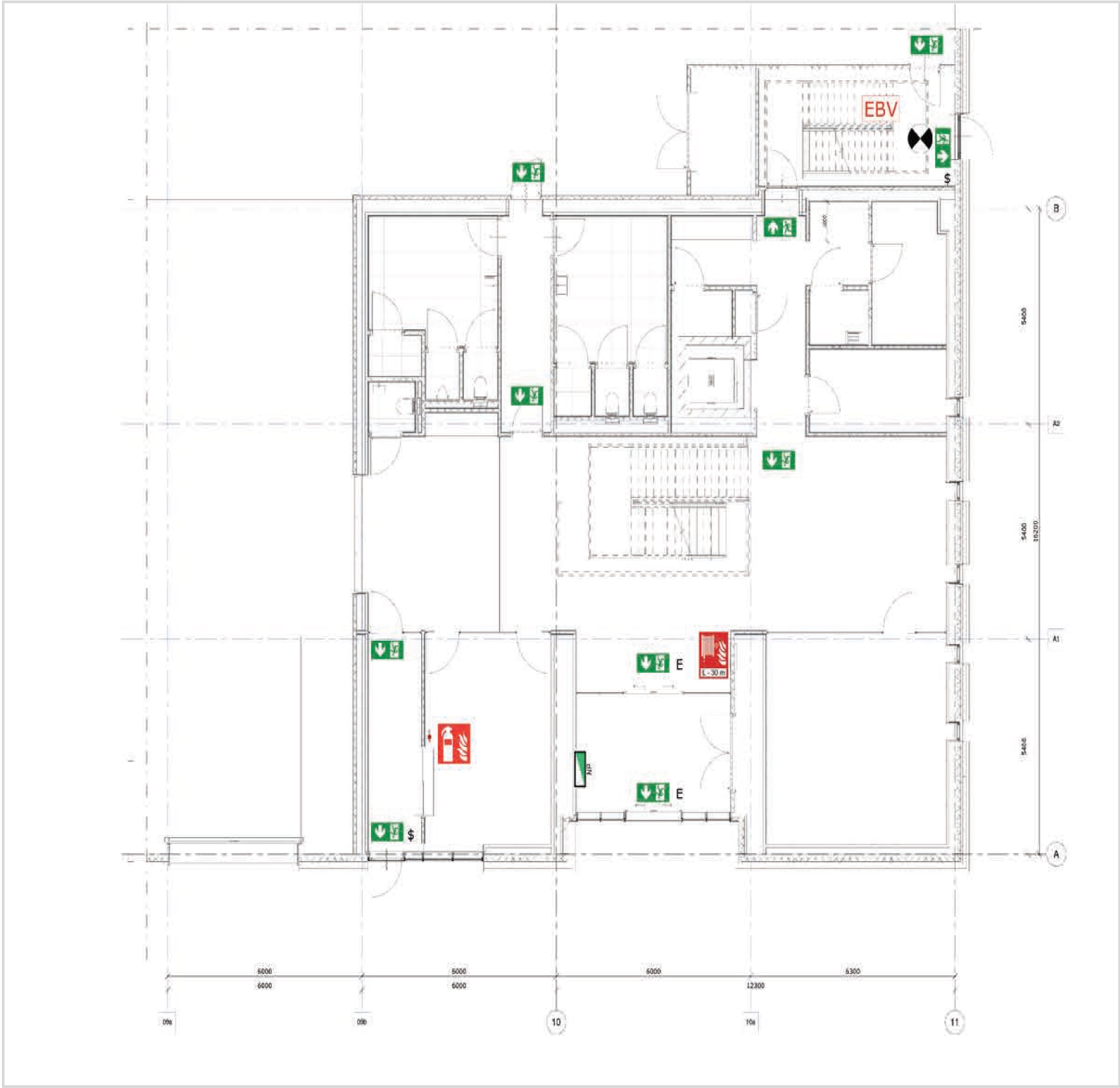 A-01.1 - Office First floor Warehouse B