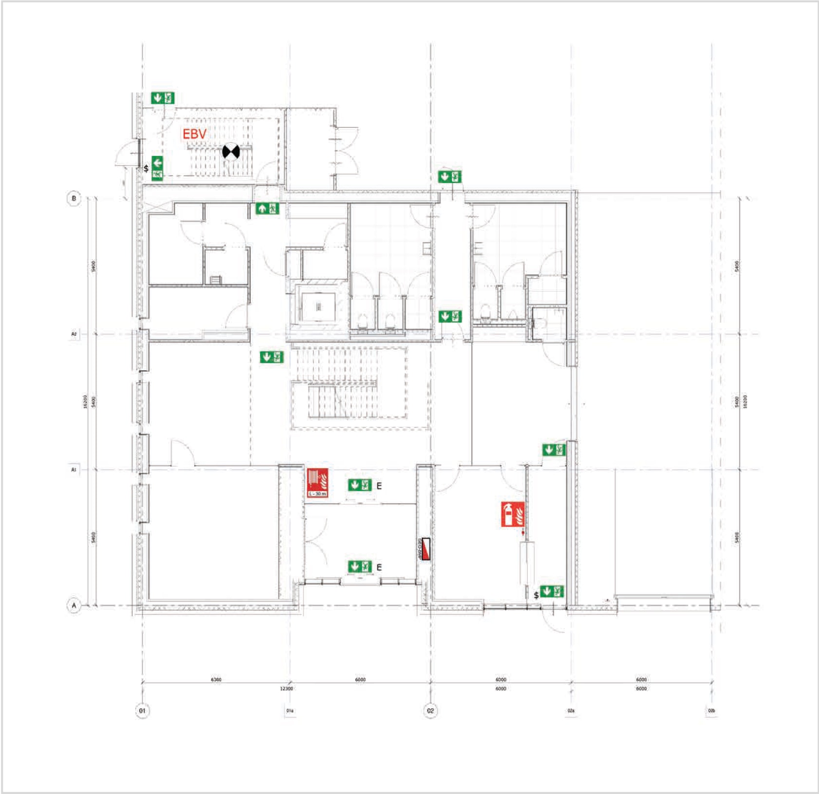 A-01.1 - Office First floor Warehouse A