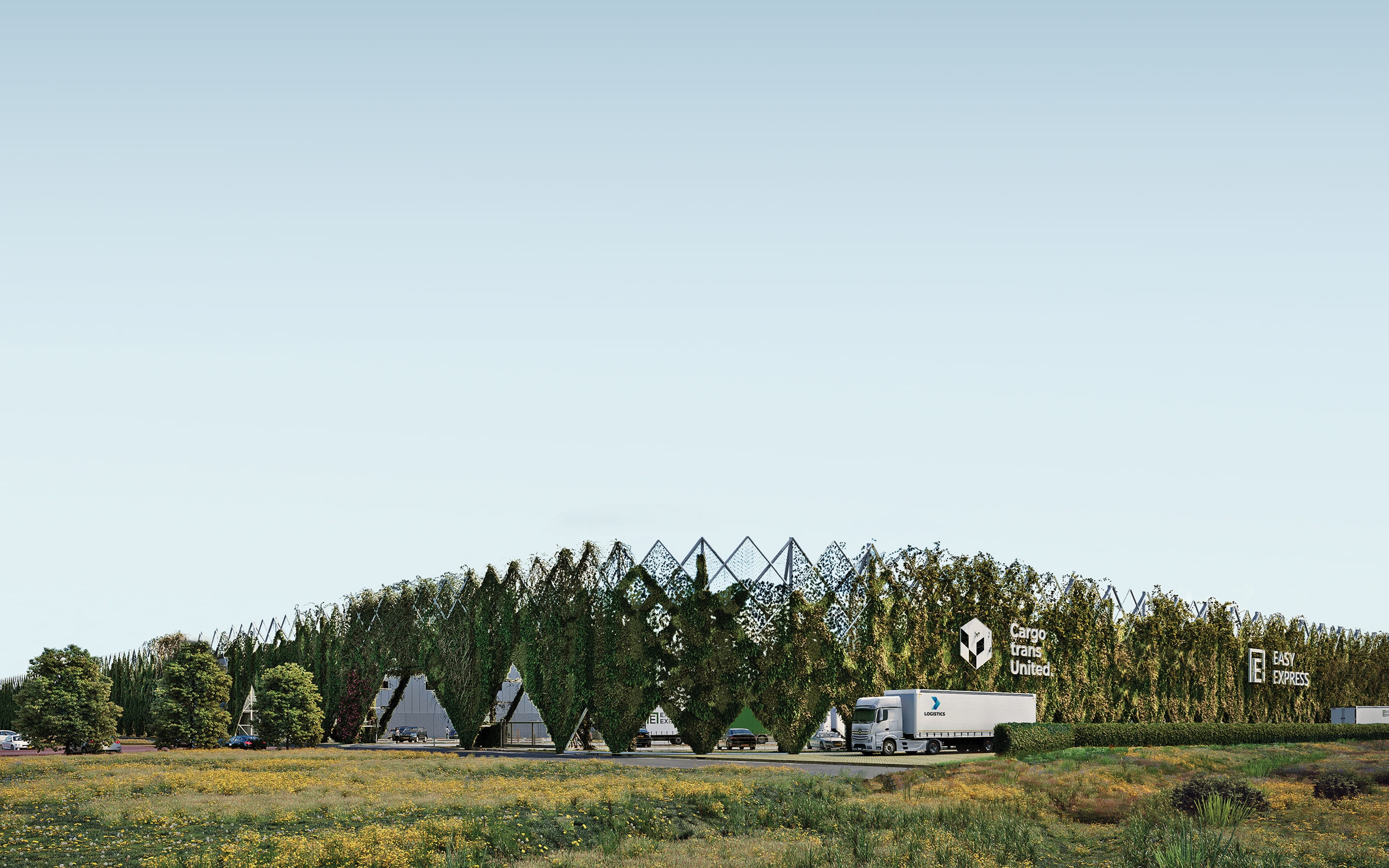 Ecological screen panorama