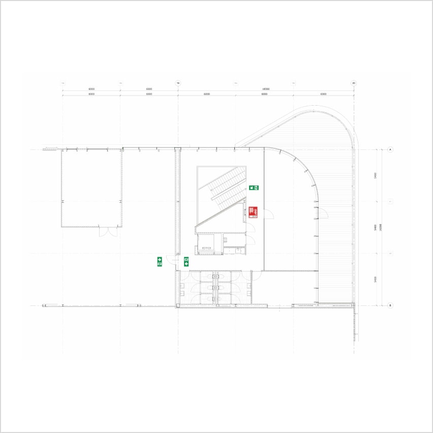 Warehouse offices A and B first floor