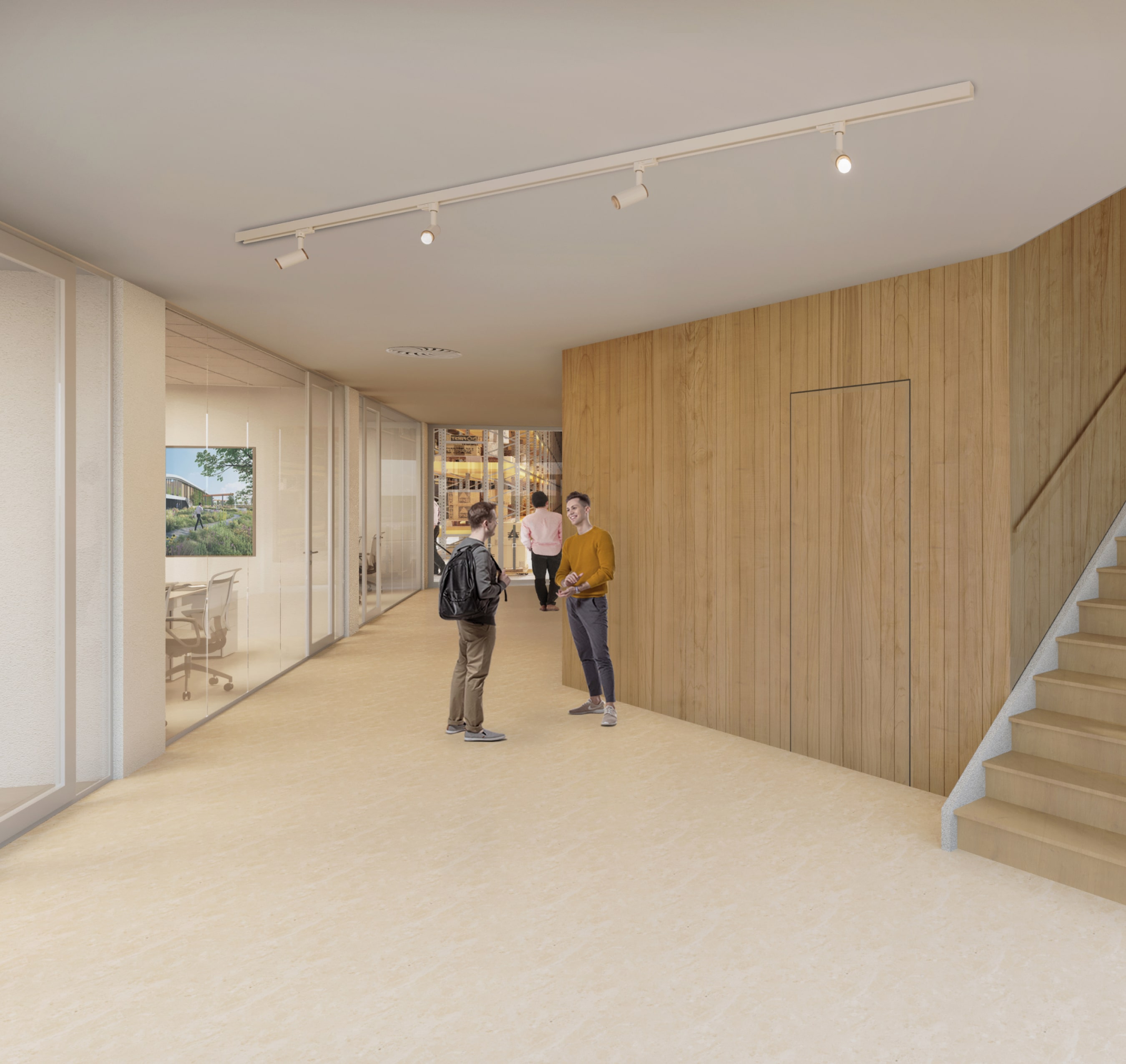 Interior of Stellar Development's newest logistical destination Vega Amsterdam